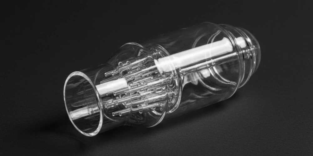 Quartz burner specification detailing multi nozzle glass design
