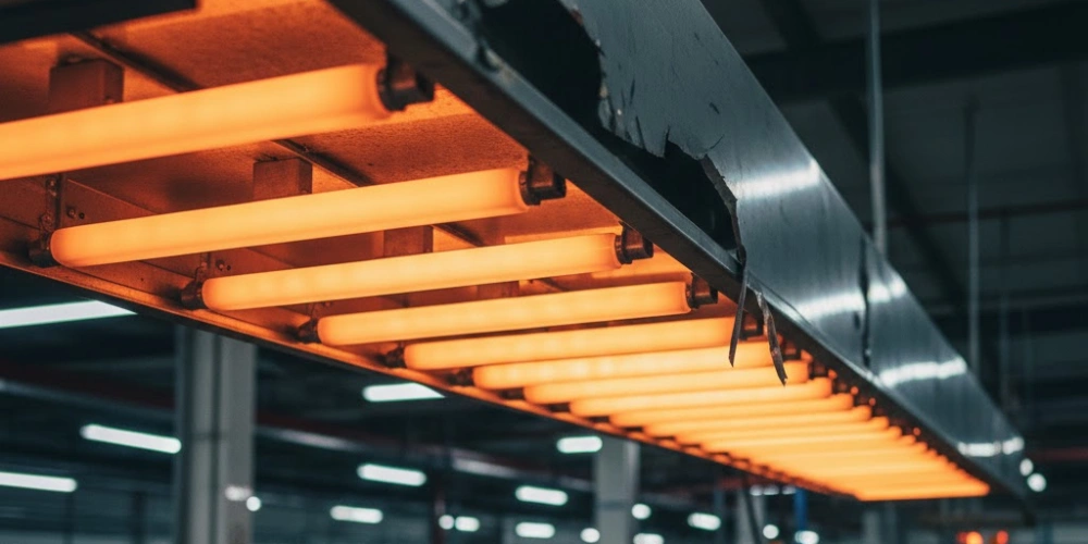 Radiant Opaque Quartz Tube for Industrial Infrared Conveyor Heating Systems