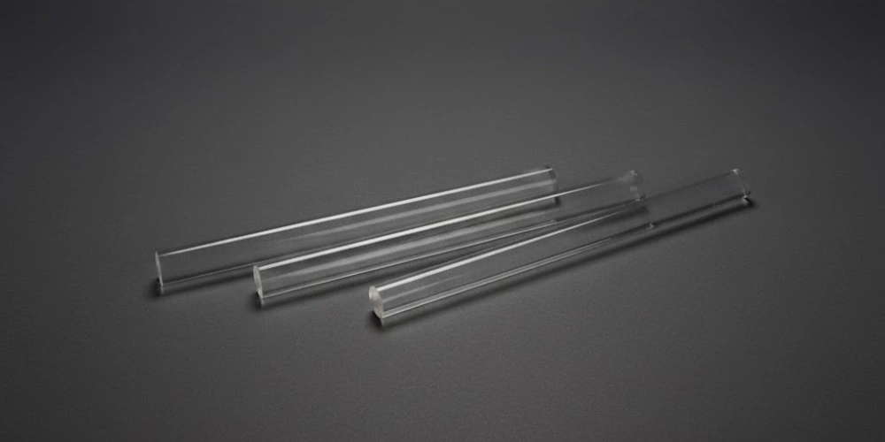 Transparent Quartz Rod for Precision High-Temperature Material Specification