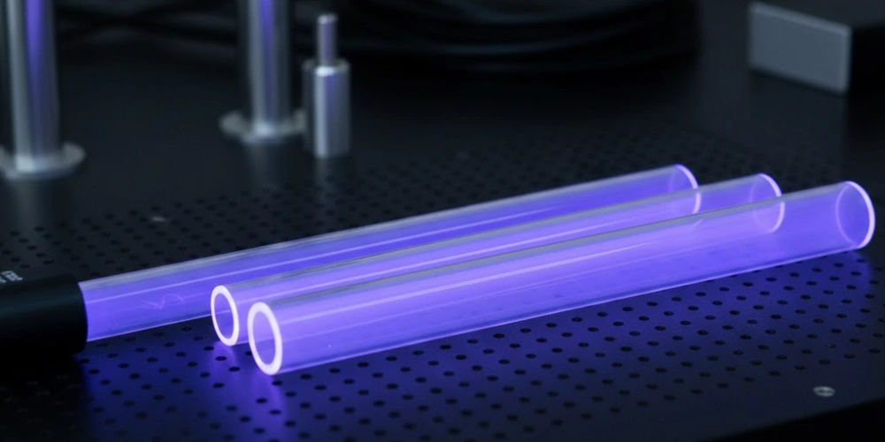 Maßgefertigte Quarzrohre mit kalibrierten Wandstärken zur Optimierung der UV-Durchlässigkeit