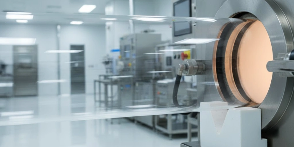 large-diameter quartz tube for semiconductor diffusion furnace installation