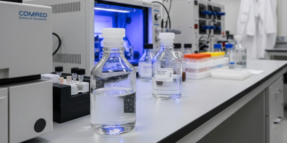 Analytical-Grade Quartz Reagent Bottle for Atomic Absorption and UV Photochemistry Laboratory Applications