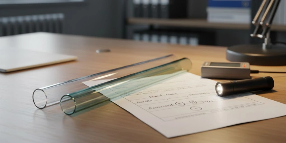 Application-Matched Fused Quartz Tubes for Material Selection Decision Making