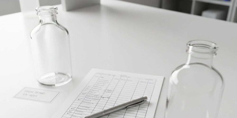 Application-Matched Quartz Reagent Bottle for Material Selection Framework in Analytical Laboratory Settings