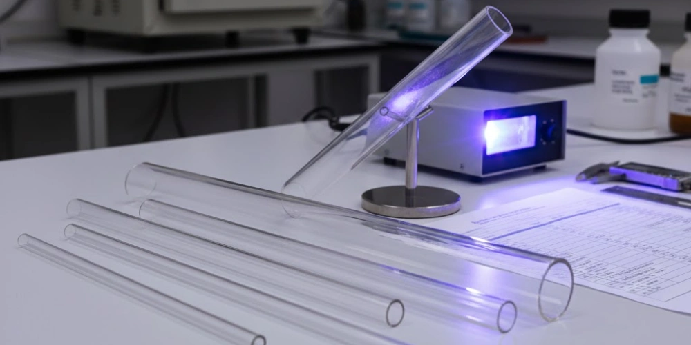 Chemically Inert Transparent Quartz Tubes for Multi-Specification Material Property Testing