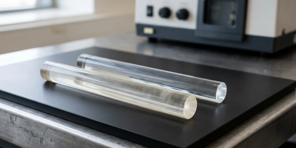 Comparative fused quartz part customization for UV and infrared laboratory analysis