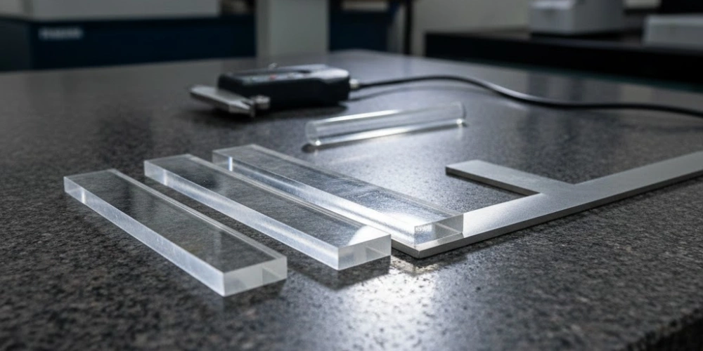 Dimensional Tolerance Inspection of Square Fused Silica Rods for Precision Optical Assembly Dimensional Tolerance Inspection of Square Fused Silica Rods for Precision Optical Assembly