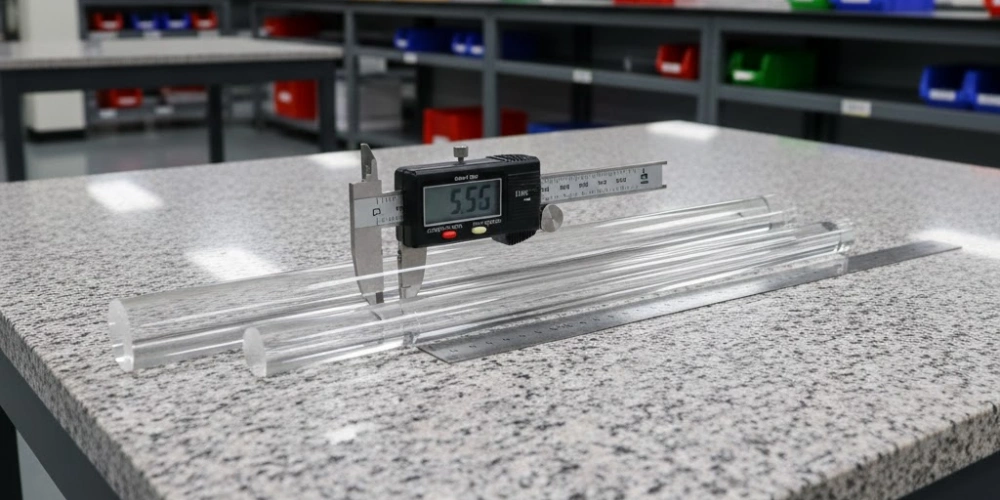 Dimensionally Toleranced Fused Quartz Rods for Precision Geometric Measurement