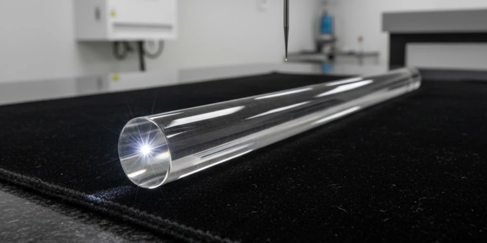 End-Face-Polished Fused Quartz Rods for Surface Roughness Metrology in Optical Systems