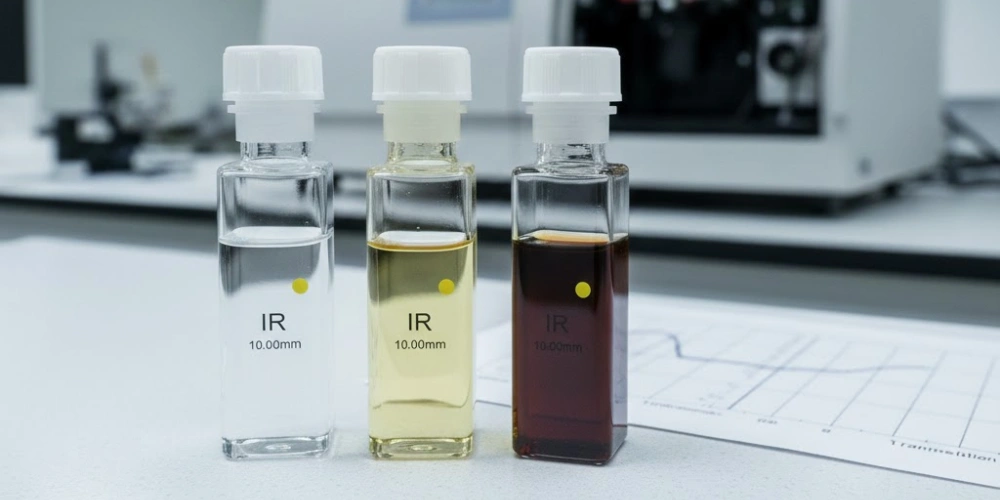 Optical-grade quartz IR cuvette for infrared absorption spectroscopy research Optical-grade quartz IR cuvette for infrared absorption spectroscopy research