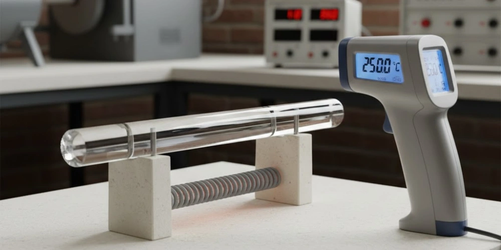Thermally Stable Fused Quartz Rods for Laser-Irradiation Thermal Property Analysis