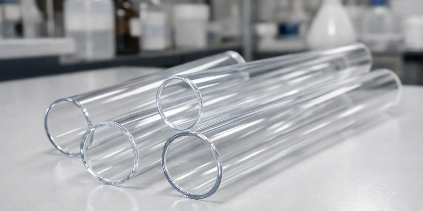 Transparent High Temperature Quartz Tube for Laboratory