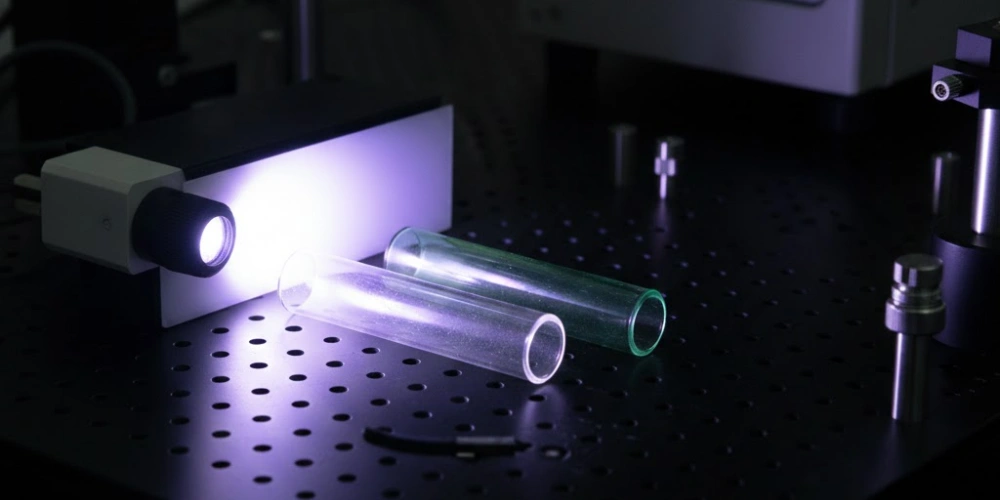 UV-Transmissive Fused Quartz Tubes for Optical Transmission Measurement
