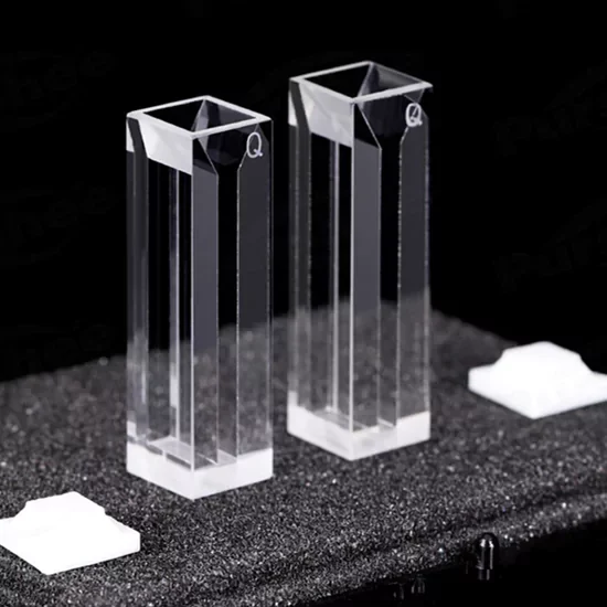 1050μl Quartz Micro Fluorescence Cuvette with PTFE Lid 1050μl Quartz Micro Fluorescence Cuvette with PTFE Lid