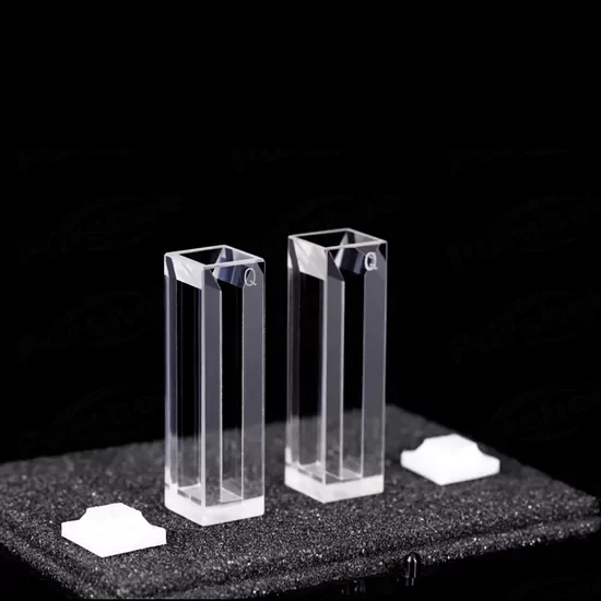 1400μl Quartz Micro Fluorescence Cuvette with PTFE Lid 1400μl Quartz Micro Fluorescence Cuvette with PTFE Lid