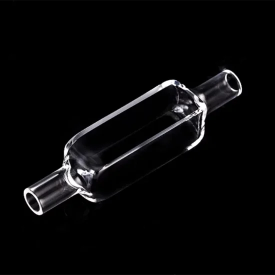 Кварцевая проточная кювета 1750 мкл, четырехсторонняя трансмиссия