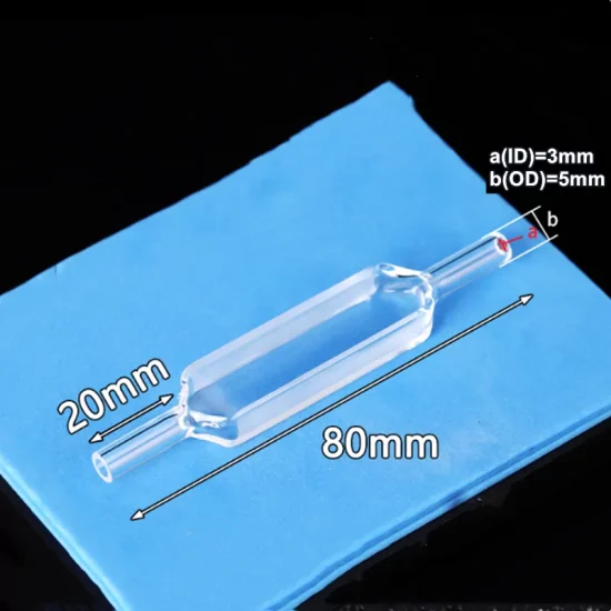 Кварцевая проточная кювета объемом 1750 мкл, двойное оптическое окно