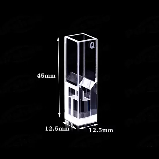 200μl Quartz Micro Fluorescence Cuvette 200μl Quartz Micro Fluorescence Cuvette