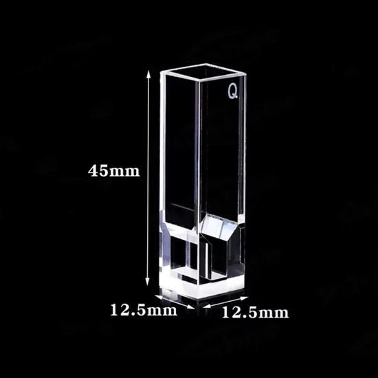200μl Quartz Micro Fluorescence Cuvettes 200μl Quartz Micro Fluorescence Cuvettes