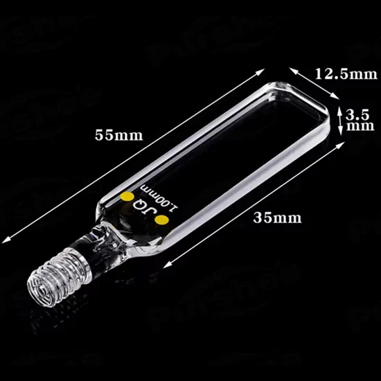 350μl 1mm Path Length Quartz UV Cuvette with Screw Cap 350μl 1mm Path Length Quartz UV Cuvette with Screw Cap