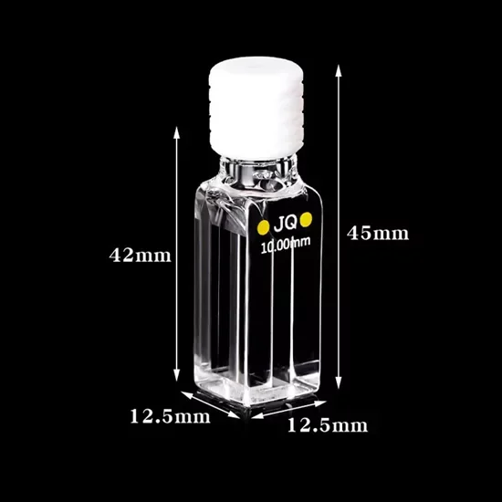 350μl, 400μl,600μl Quartz Micro Cuvette with Screw Cap 350μl, 400μl,600μl Quartz Micro Cuvette with Screw Cap