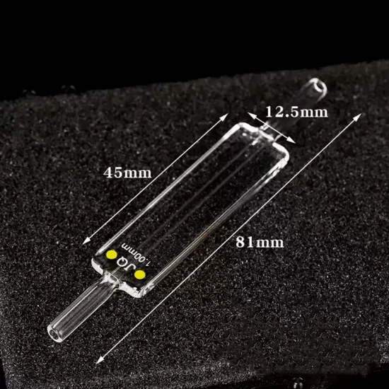 Кварцевые проточные кюветы со стеклянными трубками объемом 35 мкл