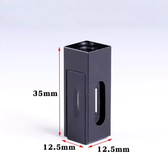 450μl Black Wall Quartz Flow-Through Cuvette with M6 Connector 450μl Black Wall Quartz Flow-Through Cuvette with M6 Connector