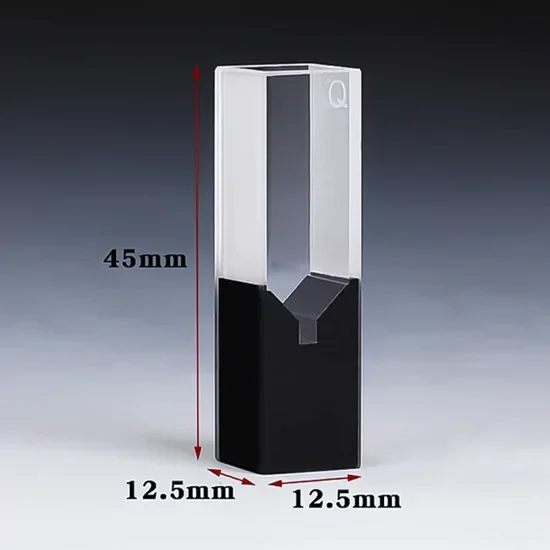 50μl Quartz Micro Cuvette with Black Walls and Black Lid 50μl Quartz Micro Cuvette with Black Walls and Black Lid