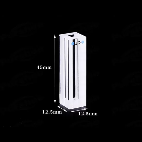 560μl Quartz Micro Fluorescence Cuvette with PTFE Lid 560μl Quartz Micro Fluorescence Cuvette with PTFE Lid