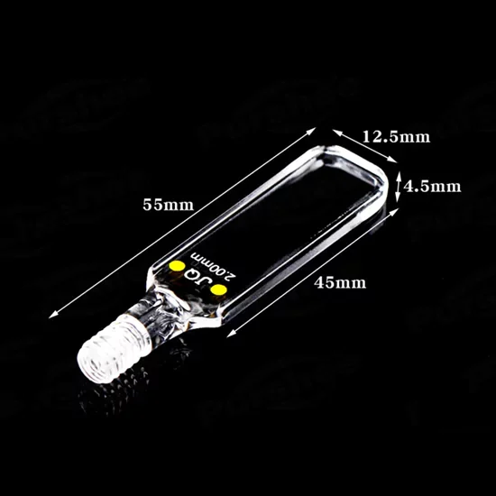 700μl 2mm Path Length Quartz UV Cuvette with Screw Cap 700μl 2mm Path Length Quartz UV Cuvette with Screw Cap