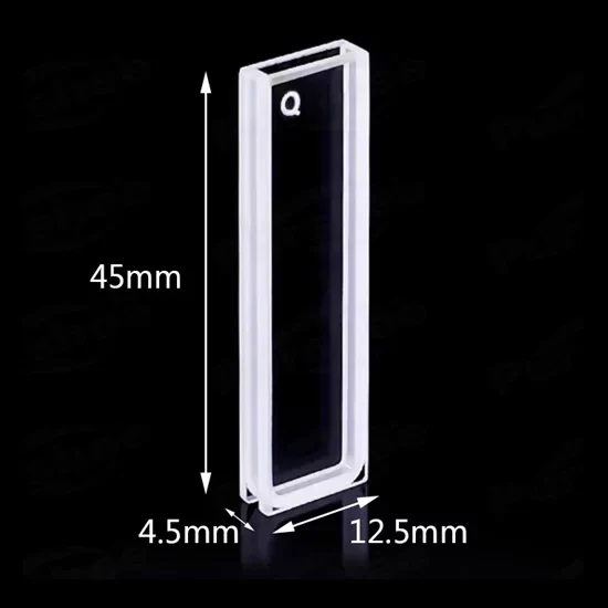 700μl Standard Quartz UV Cuvette with 2 Polished Sides and Lid for UV Spectrophotometer 700μl Standard Quartz UV Cuvette with 2 Polished Sides and Lid for UV Spectrophotometer