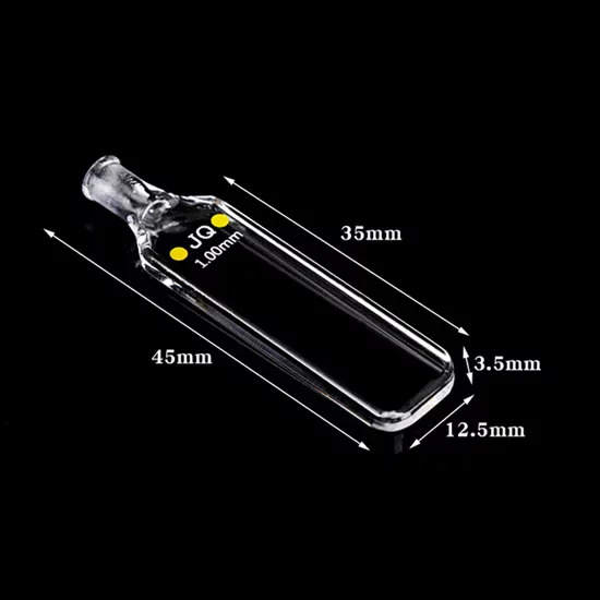 350μl Fluorescence Quartz UV Cuvette with PTFE Stopper 350μl Fluorescence Quartz UV Cuvette with PTFE Stopper