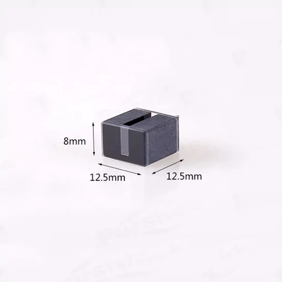 Customizable Micro Black Quartz Cuvette Customizable Micro Black Quartz Cuvette