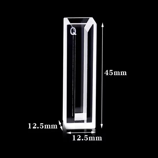 1750μl Fused Quartz Micro UV Cuvette with Lid 1750μl Fused Quartz Micro UV Cuvette with Lid
