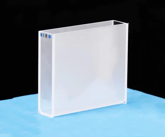 Broad-Spectrum Transmission Two Optical Windows Infrared Quartz Cuvette for FTIR Analysis Broad-Spectrum Transmission Two Optical Windows Infrared Quartz Cuvette for FTIR Analysis
