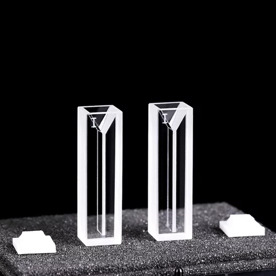 High-precision IR quartz cuvette for infrared spectroscopy with 99.99% SiO₂ purity High-precision IR quartz cuvette for infrared spectroscopy with 99.99% SiO₂ purity