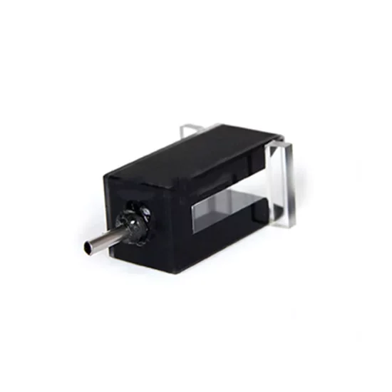 Quartz Cuvette Flow Cell in Spectrophotometer Setup Quartz Cuvette Flow Cell in Spectrophotometer Setup