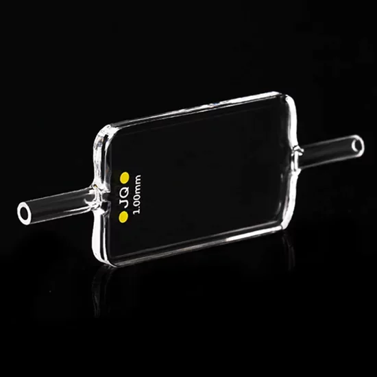 Кварцевая проточная кюветная ячейка, длина пути 1 мм