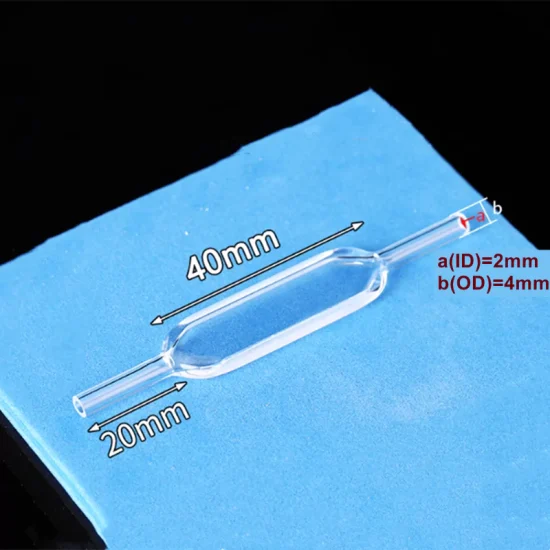 Кварцевая проточная кювета для образцов, длина пути 1 мм