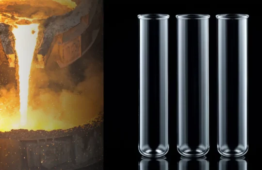 Quartz Glass Tube with Ultra-High Temperature Resilience Built with a melting point of ~1730°C, these tubes operate continuously at 1100°C (2012°F) and withstand 1450°C (2642°F) bursts.