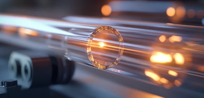 End-to-End-Überwachung von Quarzglasrohren vom Schmelzen bis zum Glühen.